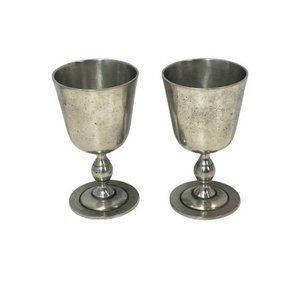 Arte Italica Pewter Goblets